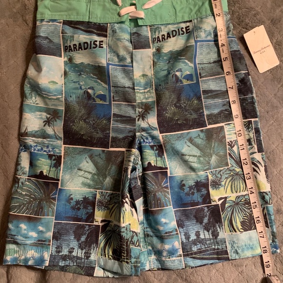 NWT- Tommy Bahama Paradise Swim Trunks - S or M - Picture 9 of 10